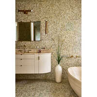 Mosaic Bathroom Tile - Color: White