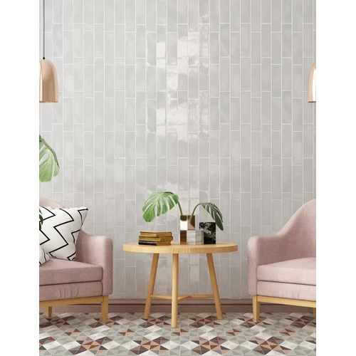 4X2 (1200X600Mm) Glossy Tile - Color: White
