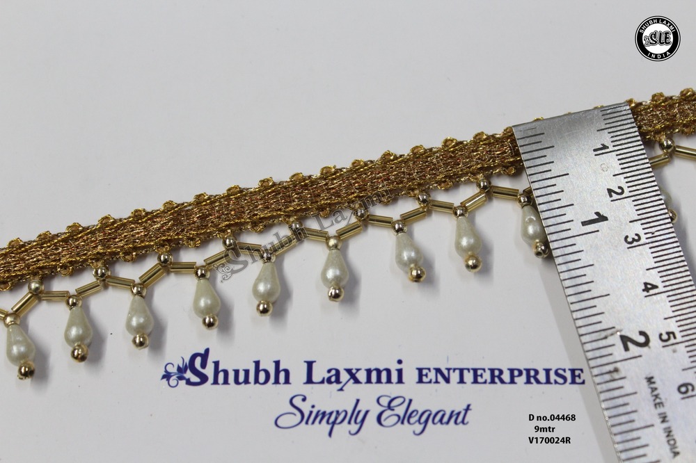 Golden Moti ,Latkan Lace