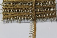 Golden Moti ,Latkan Lace
