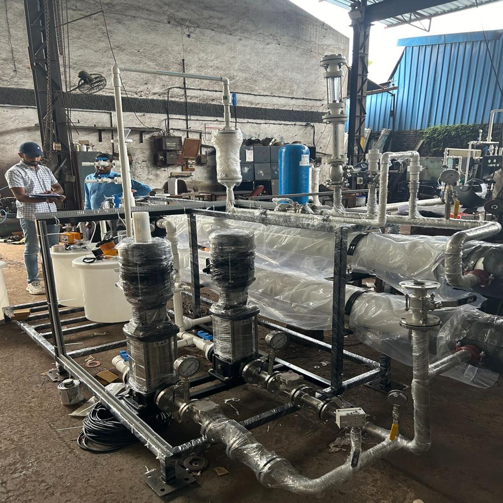 Reverse Osmosis - Stainless Steel, Full Automatic, Electric Drive Type | Effective Water Purification, Removes Contaminants From River Water