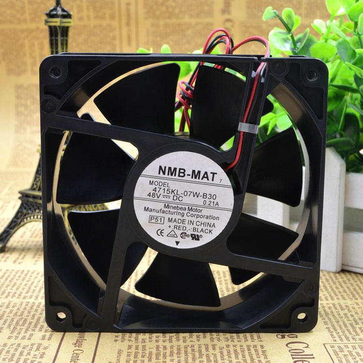 NMB MAT 4715KL-07W-B30 12038 48V 0.21A Inverter Cooling Fan 12cm
