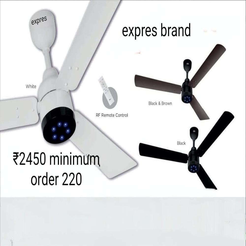 Airoelevate Unique Hollow Hub Design Ceiling Fan - Material: Iron
