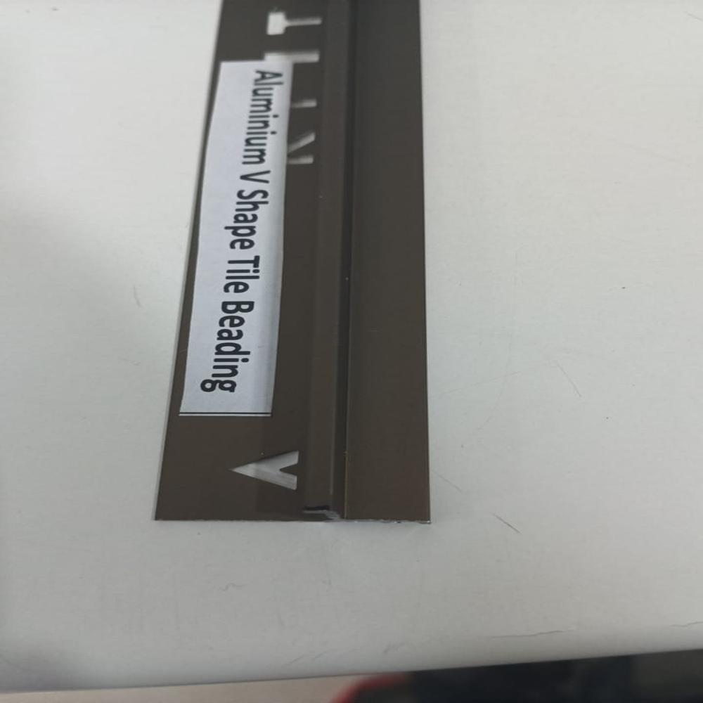Anodized Aluminium V Groove Tile beading