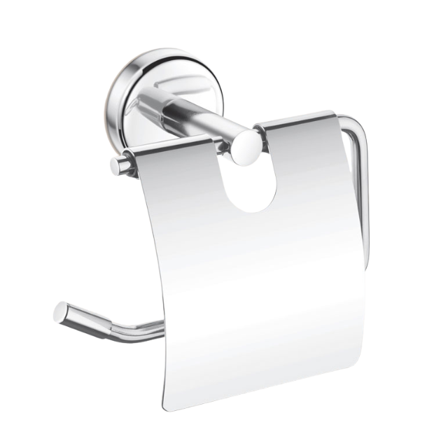 Paper Holder - Stainless Steel, Various Sizes , Glossy Silver Finish, Easy to Use for Bathroom Fitting, 6-12 Month Warranty