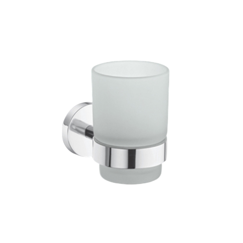 Toothbrush Tumbler Glass - Color: Silver