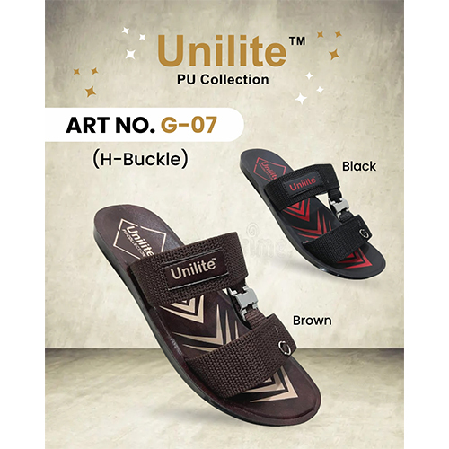 Unilite PU G-07 (H Buckle) Men Slipper