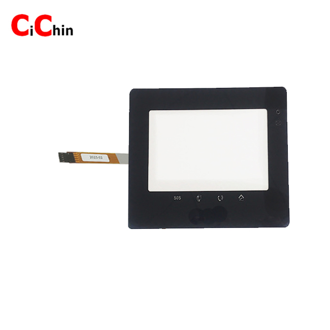 Bezel-less 5.6 inch resistive touch screen