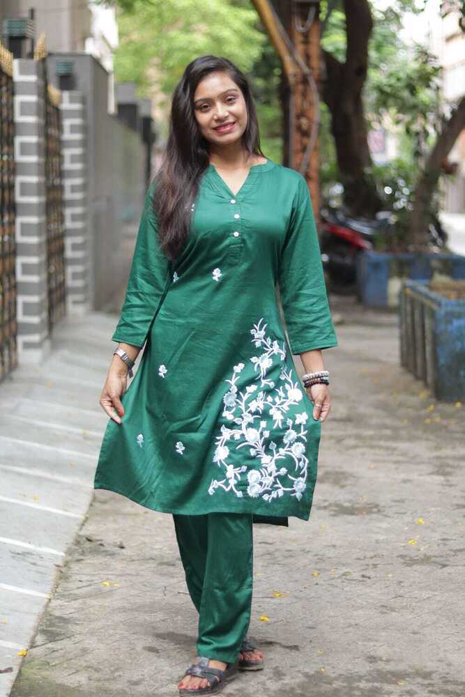 Lady Officewear Kurti - Color: 4/5 Colour Available