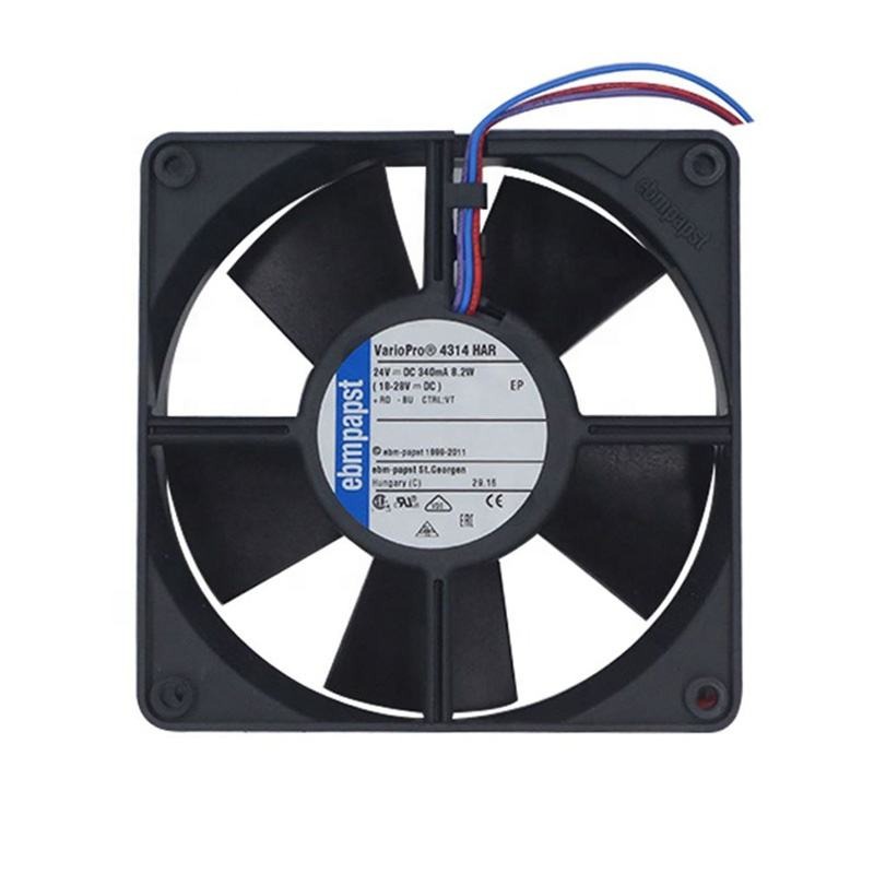 ebmpapst 4314HAR 24V DC 8.2w 4314 HVR 12032 12cm 120x120x32mm Printing Machine Cabinet Speed Control Axial Cooling Fan