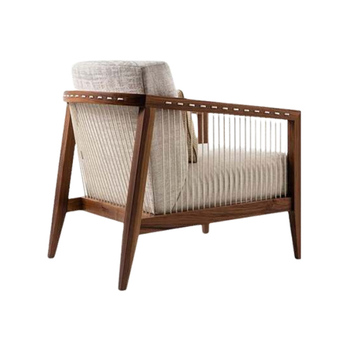 Wooden Lounge Chair - Color: Brown