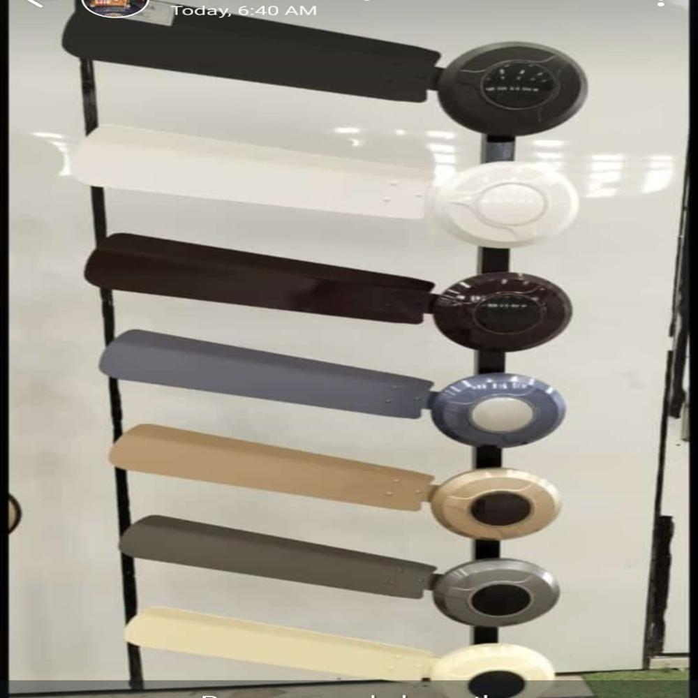 Airoelevate Unique Hollow Hub Design Ceiling Fan - Material: Iron