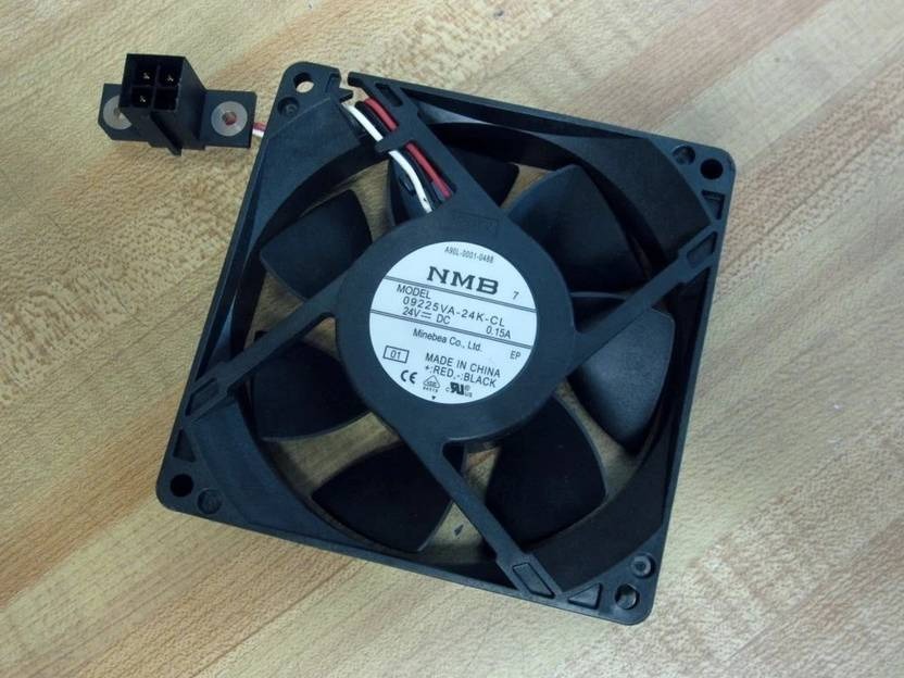 NMB 09225VA-24K-CL Axial Fan 24V-0.15A DC Brushless Air Cooling Fan 9225mm 3Wire Cooler  (Black)