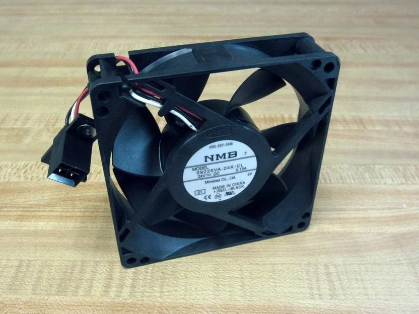 NMB 09225VA-24K-CL Axial Fan 24V-0.15A DC Brushless Air Cooling Fan 9225mm 3Wire Cooler  (Black)