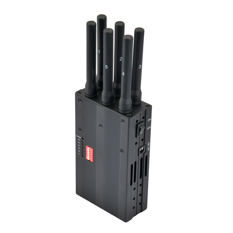 6 band Signal Jammers PORTABLE,STPLJB6P