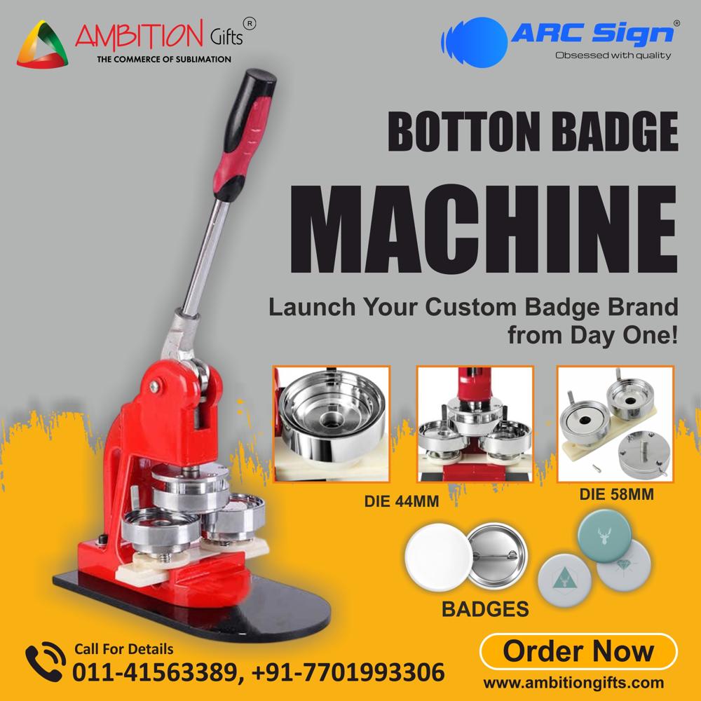 Button Badge Making Machine