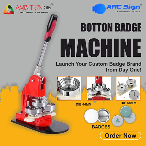 Button Badge Making Machine - Automation Grade: Yes
