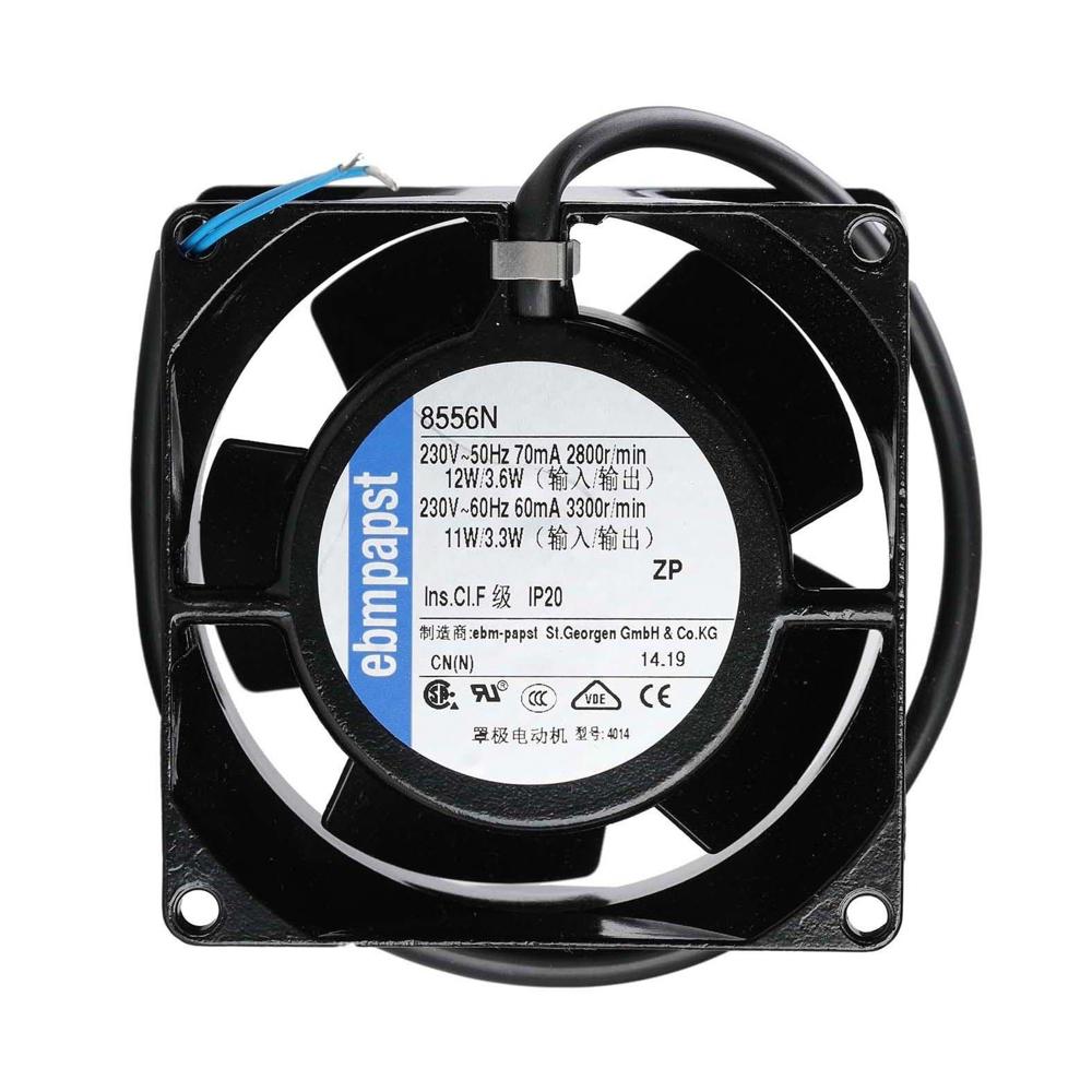 8556N ebmpapst Fan Axial EBM-PAPST FAN Type:8556N EBM AC FAN 230V 80 X 80 X 38 mm