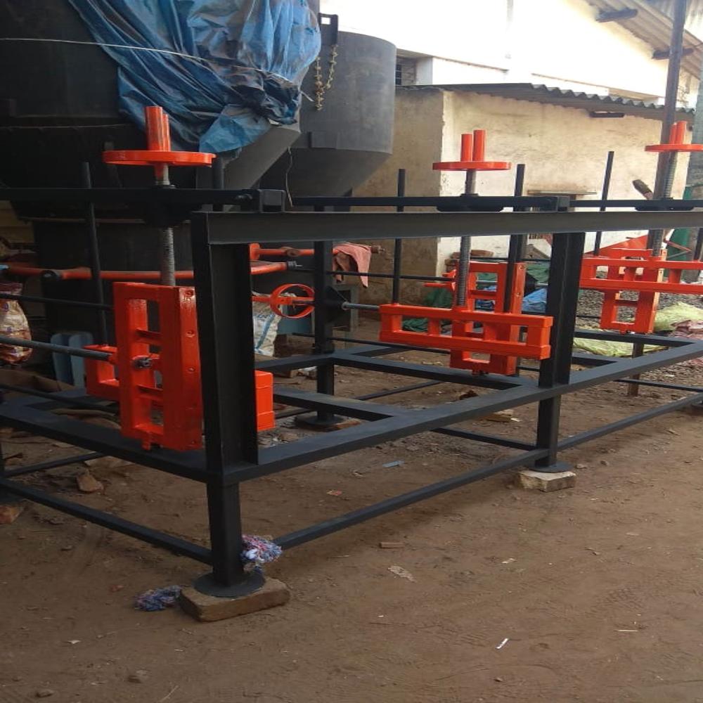 Bamboo Clamping Machine - Color: Orange