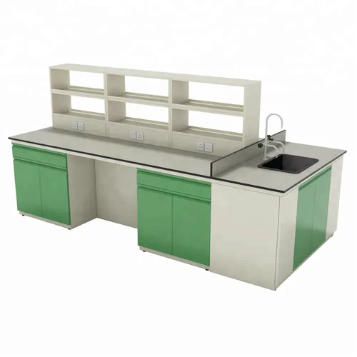 Rectangular Laboratory Island Bench - Design: Modern