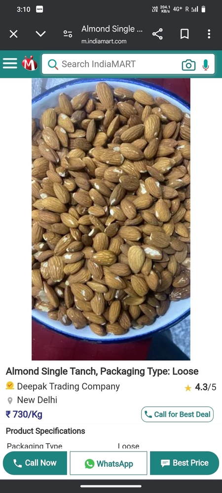 Almond whole