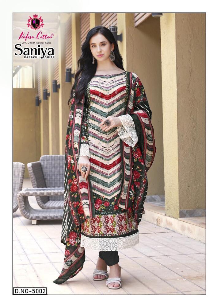 Nafisa Saniya Vol-05  Karachi Dress Material