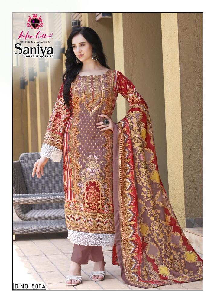 Nafisa Saniya Vol-05  Karachi Dress Material