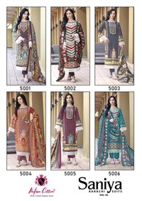 Nafisa Saniya Vol-05  Karachi Dress Material