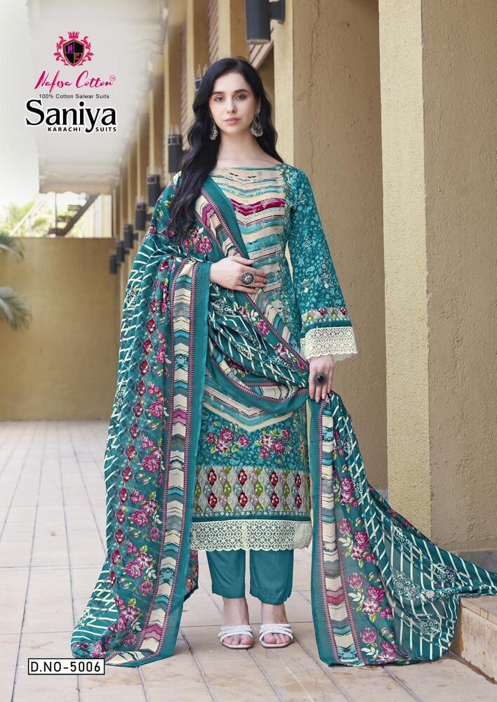 Nafisa Saniya Vol-05  Karachi Dress Material