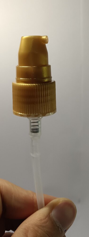 20mm Serum Pump Yellow - High-quality Plastic, 2 Meter Height, Adjustable Discharge Pressure | Smooth Pumping Action, Leak-proof Design