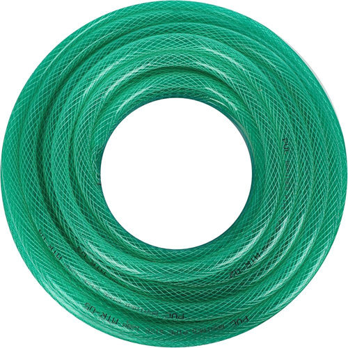 Pvc Braided Hose Pipe - Color: Green