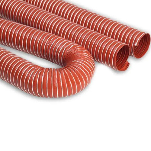Red Silicone Duct Hose Pipe - Features: Flexible