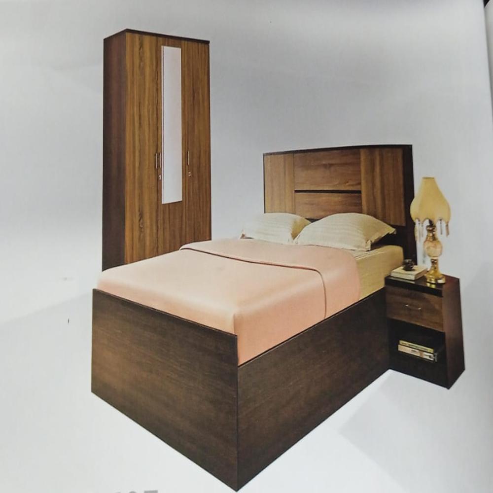 NILKAMAL TERENCE 3 DOOR WARDROBE , KING BED, SIDE TABLE, BEDROOM SET 