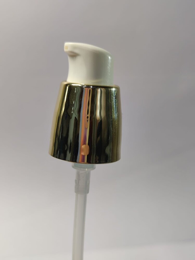 20 MM DOUBLE WALL CREAM PUMP (GOLDEN SLEEVES)