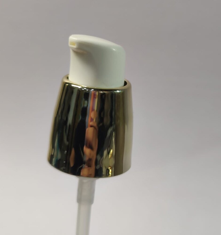 20 MM DOUBLE WALL CREAM PUMP (GOLDEN SLEEVES)