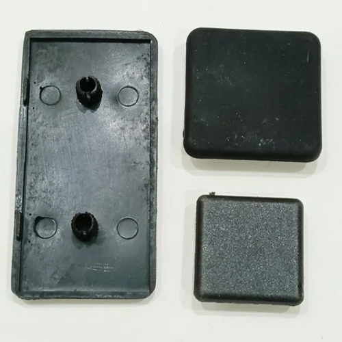2 Inch Plastic End Cap - Color: Black