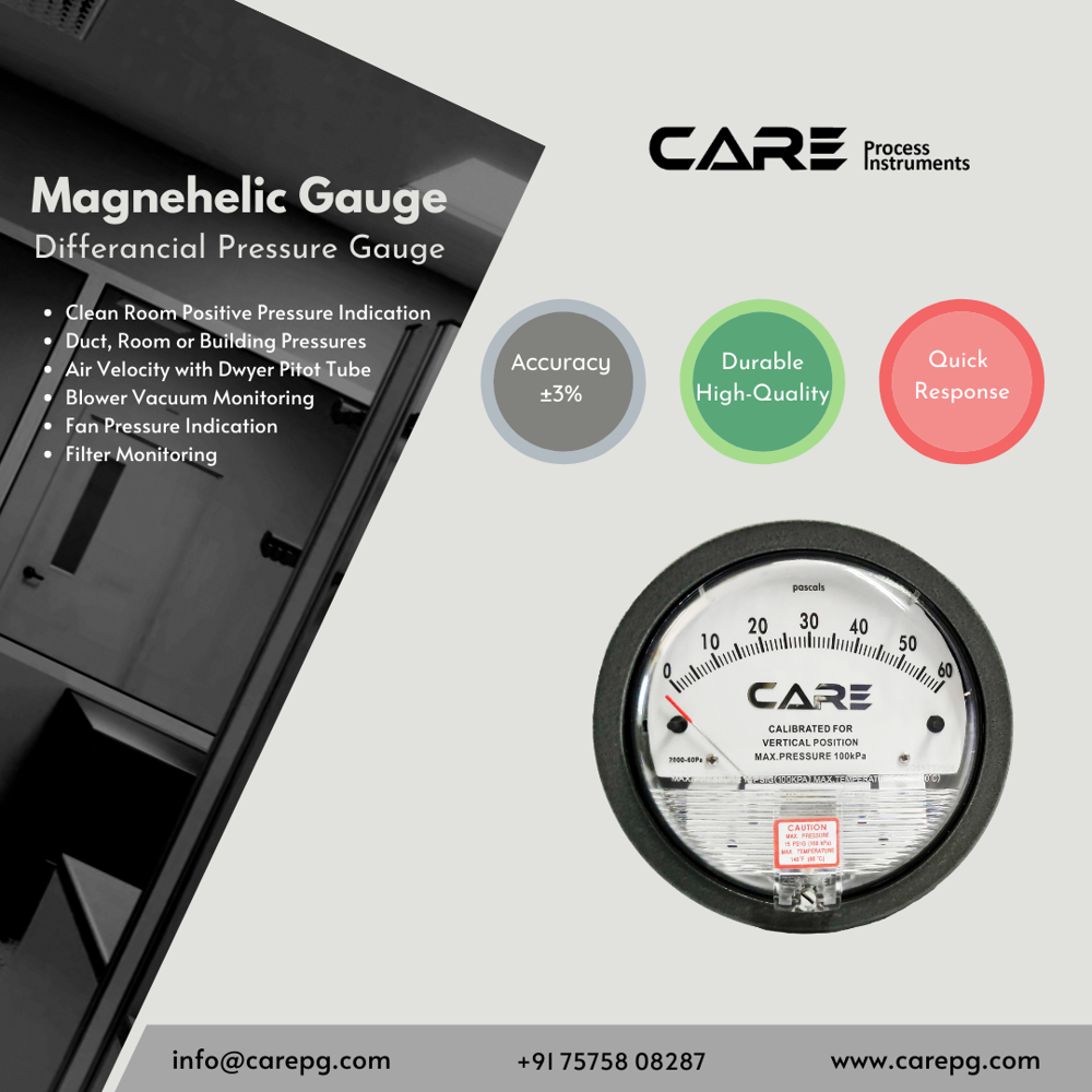 Differential Pressure Gauge - Material: Ms
