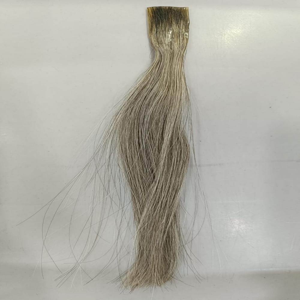 Salt and pepper hair