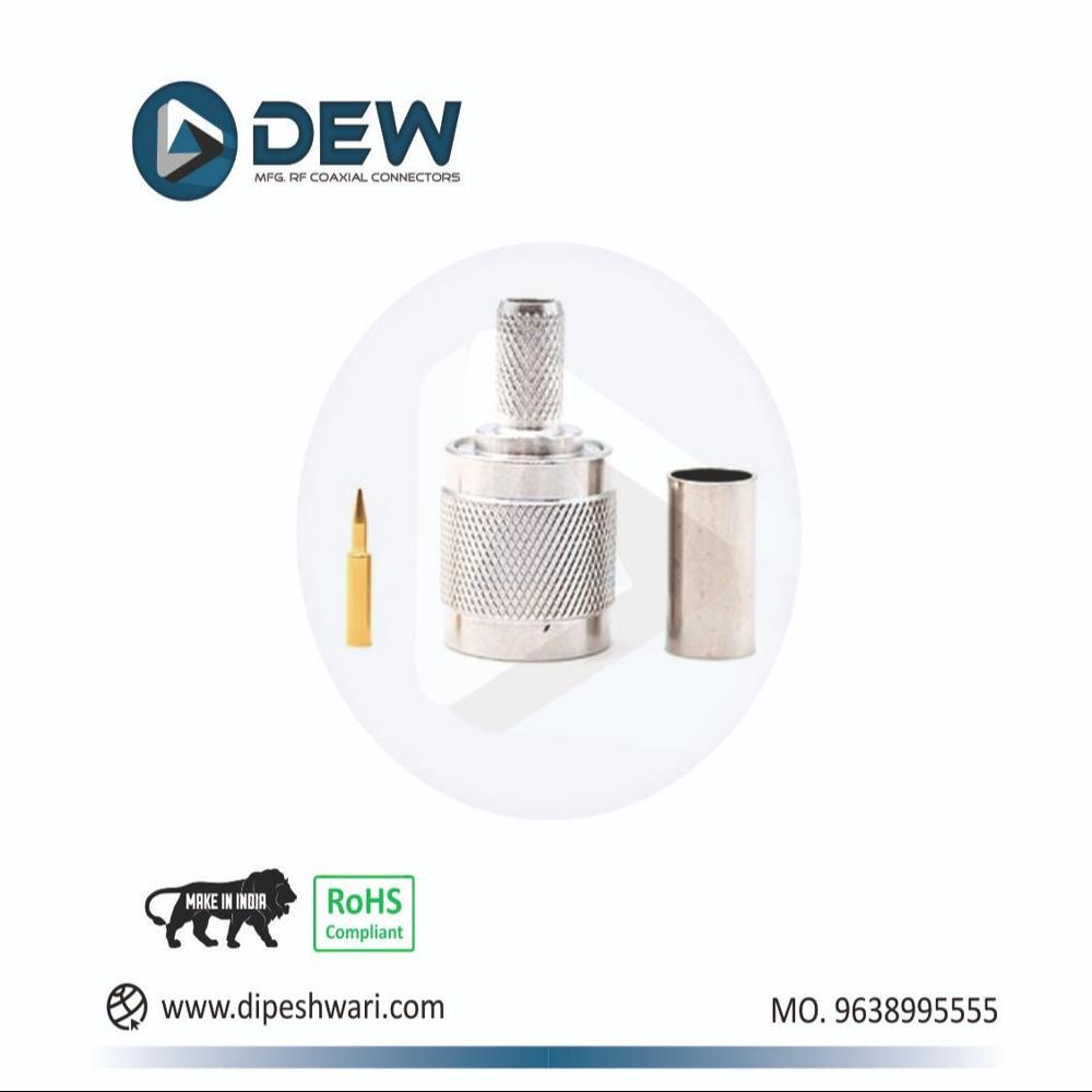 TNC MALE CRIMP FOR LMR200 CABLE