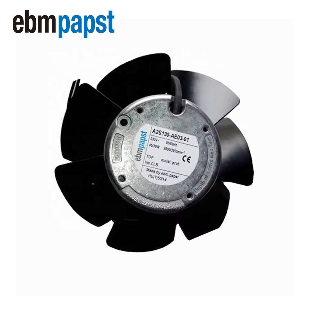 ebmpapst A2S130-AE03-01 230V 45W 130mm 2800RPM 0.45A Engraving Machine Axial Cooling Fan