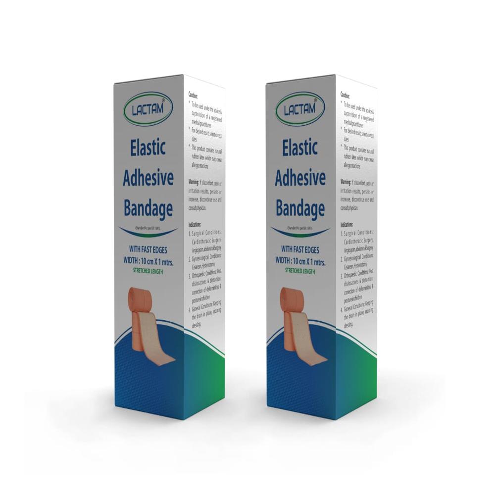 ELASTIC ADHESIVE BANDAGE 10CM X 1 MTR