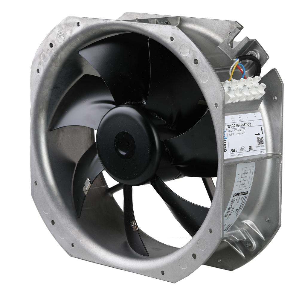 W1G250-HH67-52 Ebm Axial Fan EBM-PAPST TYPE:W1G250-HH67-52 EBM FAN 48V