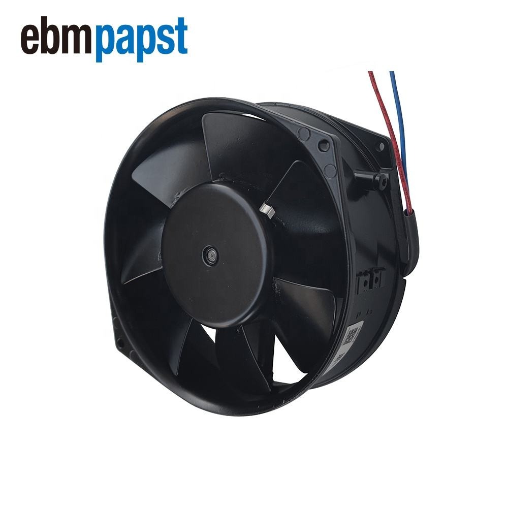 ebmpapst W2G130-AA33-01 24V DC 203CFM 14W 3150RPM 51dBA 150x55mm Round Ball Bearing Lead Wires Axial Cooling Fan