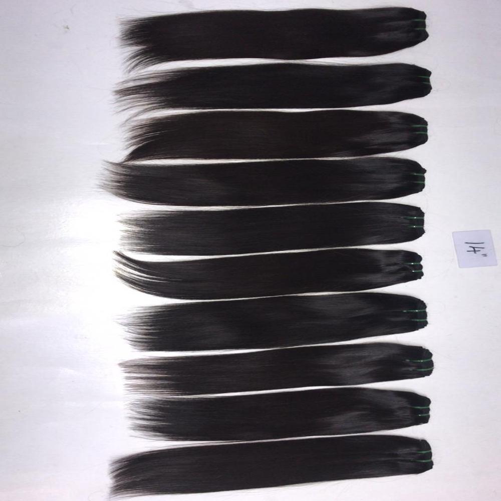 Natural machine weft
