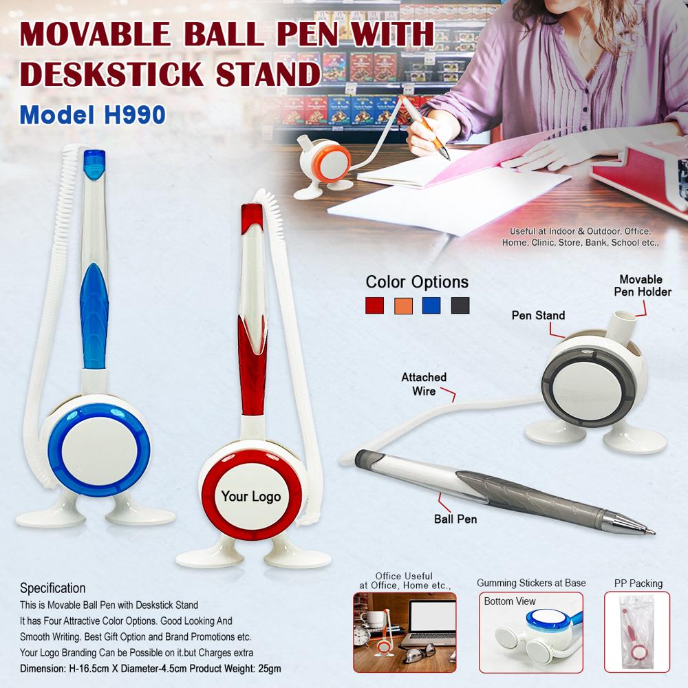 Movable Deskstick Ball Pen