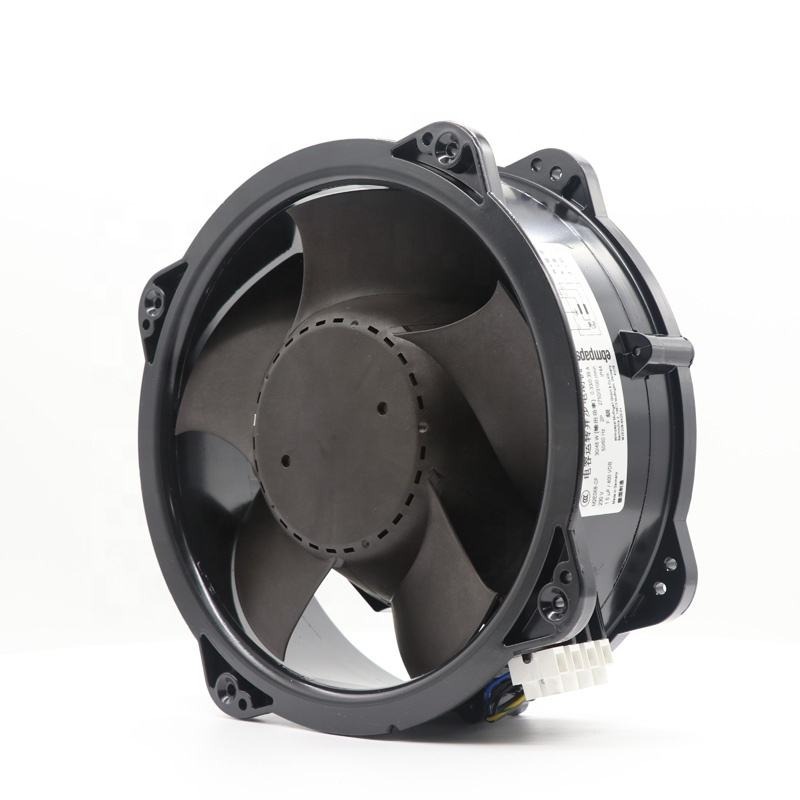 Ebmpapst W2e208-ba20-01 240x80mm 230v Ac 0.39a 87w 2750 R/min 544cfm 68dba Ball Bearing Inverter Axial Cooling Fan - Color: Black