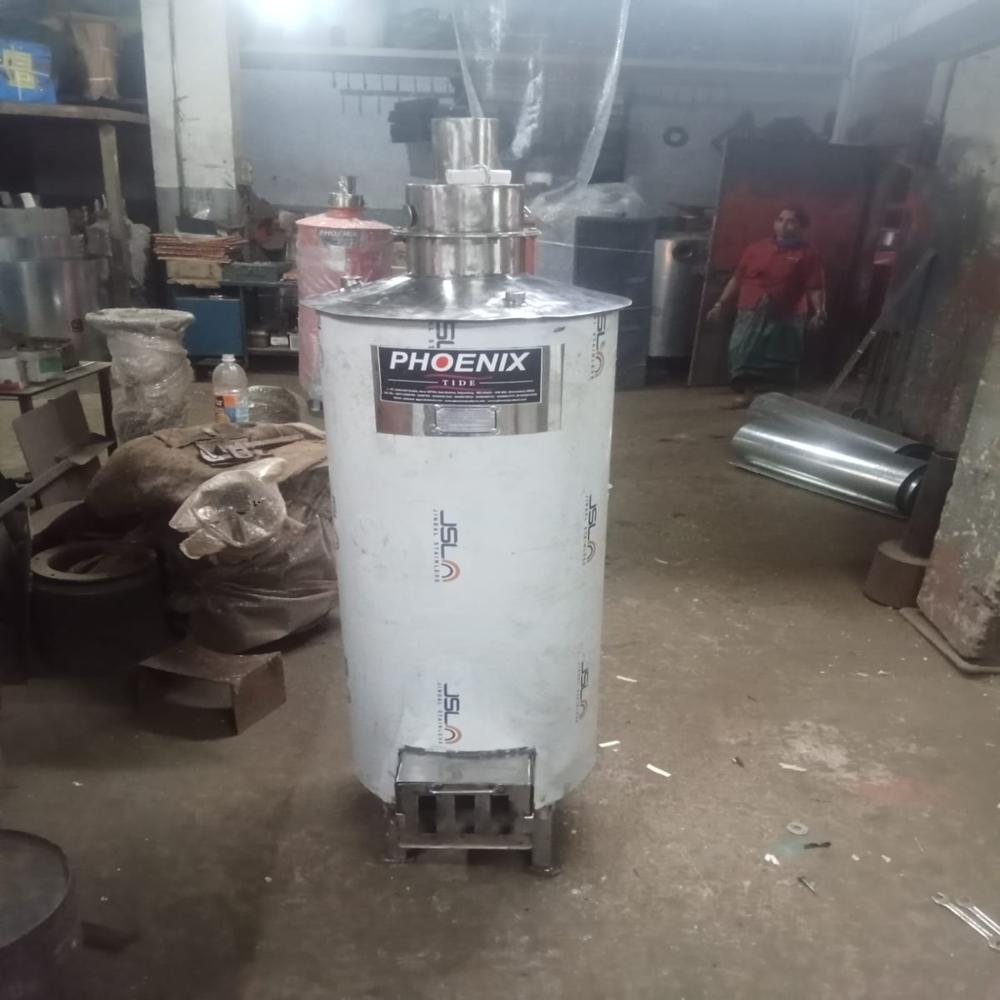 Stainless Steel  Biomass Water Heater 100 Liters