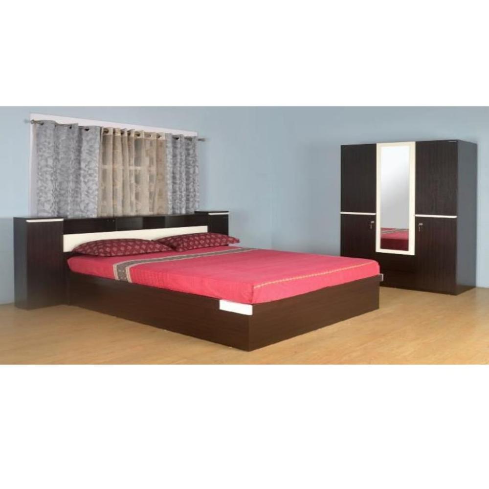 NILKAMAL EMPIRE 3 DOOR WADROBE, KING BED BEDROOM SET 