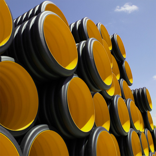 HDPE DWC Round Pipes