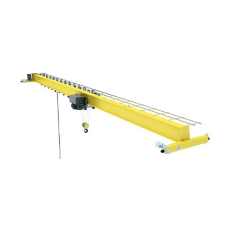 Electric Single Girder Eot Crane - Color: Yellow